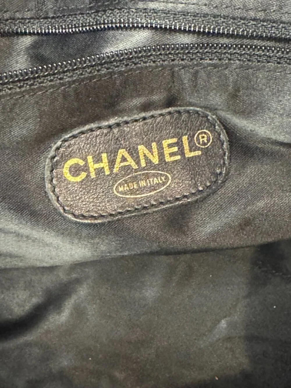 CHANEL Vintage Timeless CC Tote Black Lambskin Gold Hardware 90s Shoulder Bag
